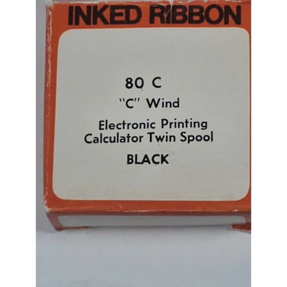 Ko-Rec-Type Allied Write Adding Machine Inked Ribbon Twin Spool Black - Picture 3 of 8